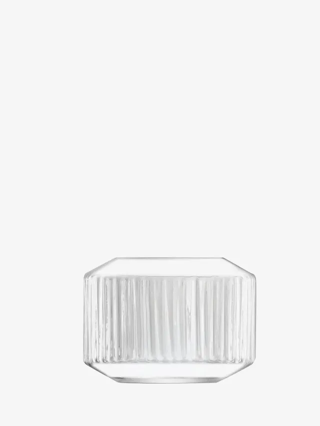 LSA Rotunda fyrfadsstage vase glas ribbet
