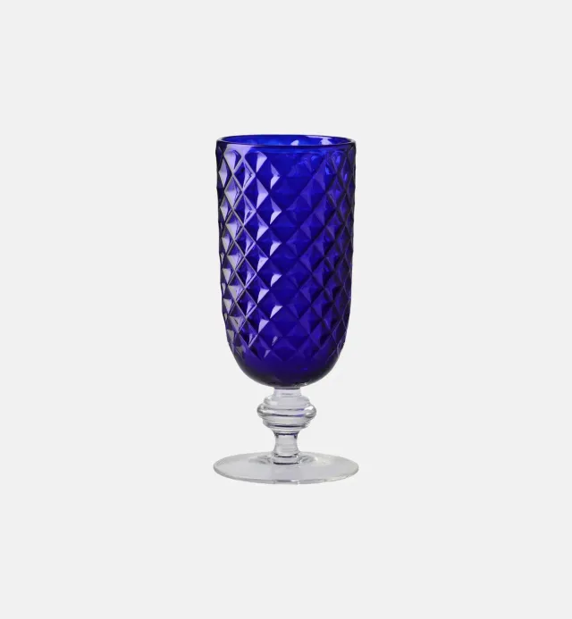Krosno The Palace 9835 vase kobolt 26,5 cm tekstureret