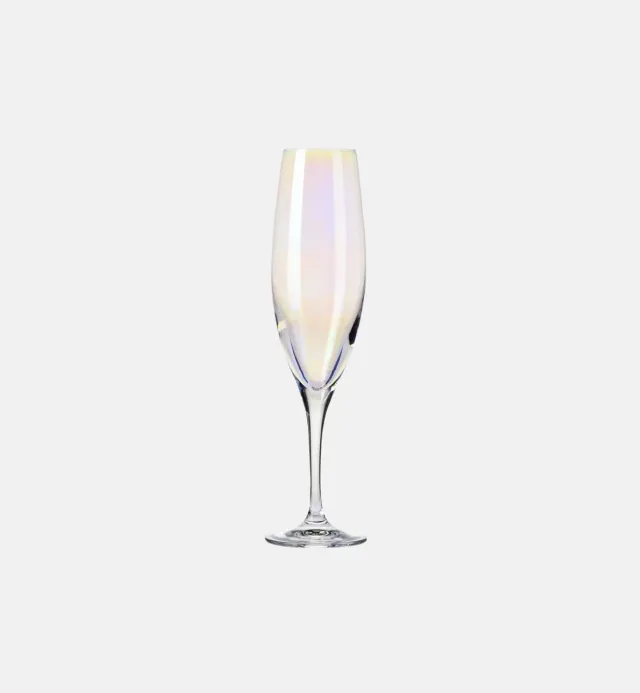 Krosno Rainbow champagneglas 210 ml perlemor