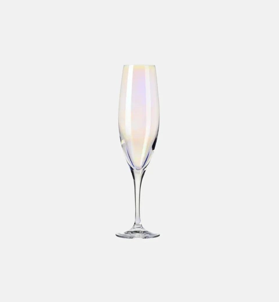 Krosno Rainbow champagneglas 210 ml perlemor