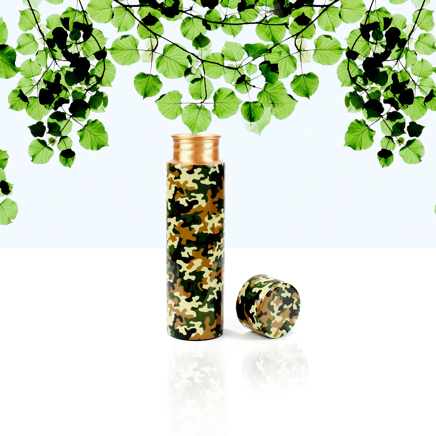 El'Cobre Limited Camouflage kobberflaske 500 ml trykt