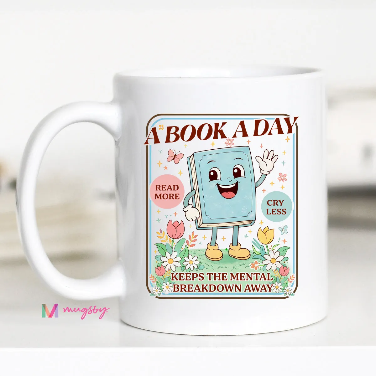 Mugsby A Book a Day Breakdown krus 325 ml