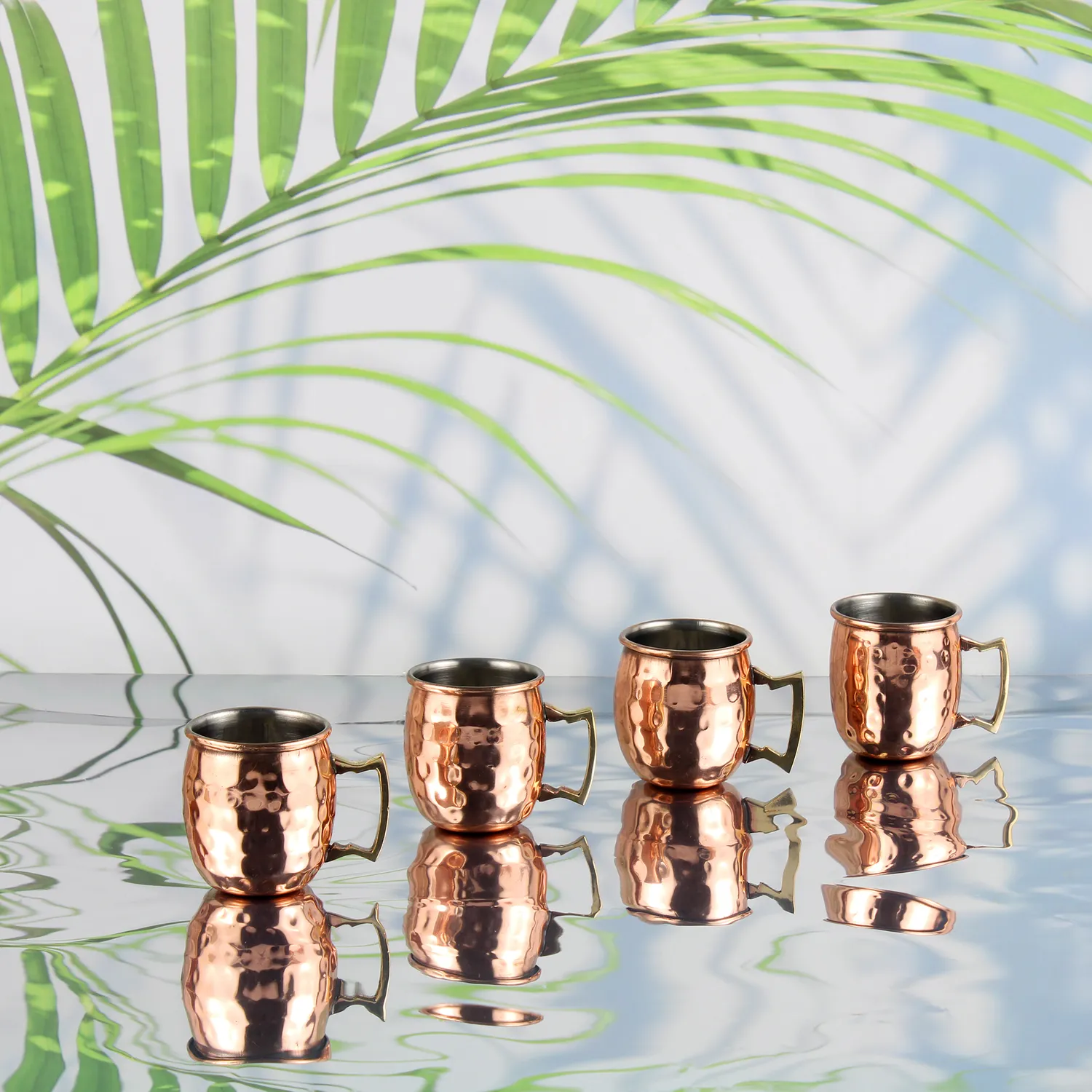 El'Cobre Copper Set shotglas kobber 4 stk