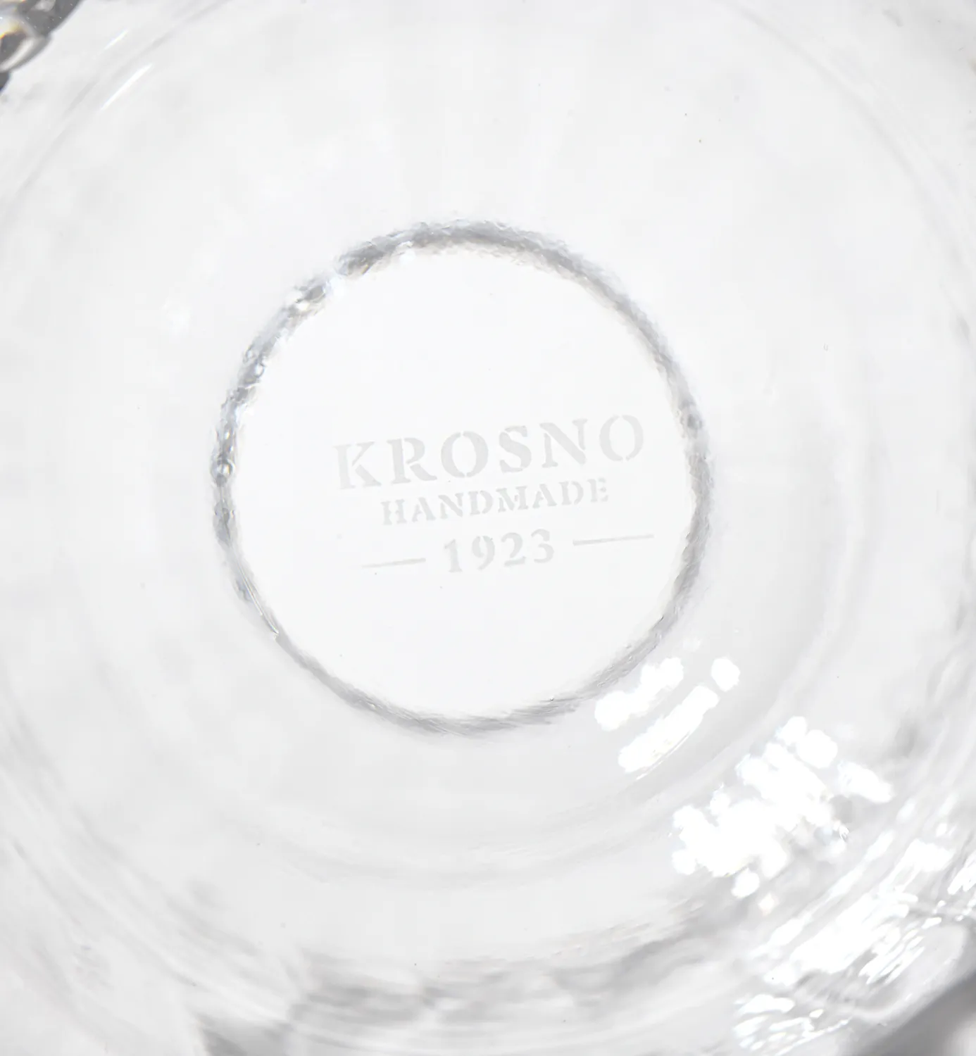 Krosno Ballerina vase 40 cm klar krystal ribbet