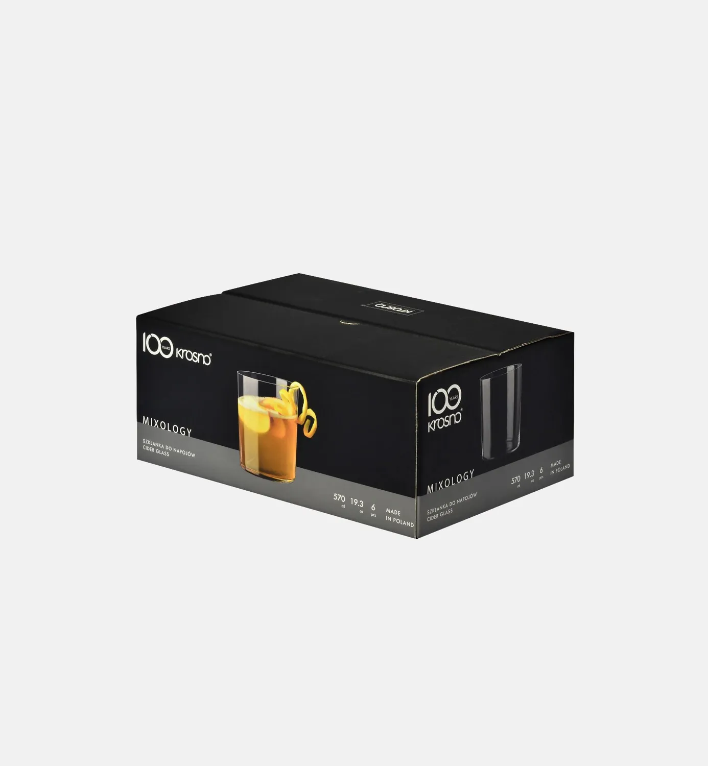Krosno Mixology ciderglas 570 ml stort glas