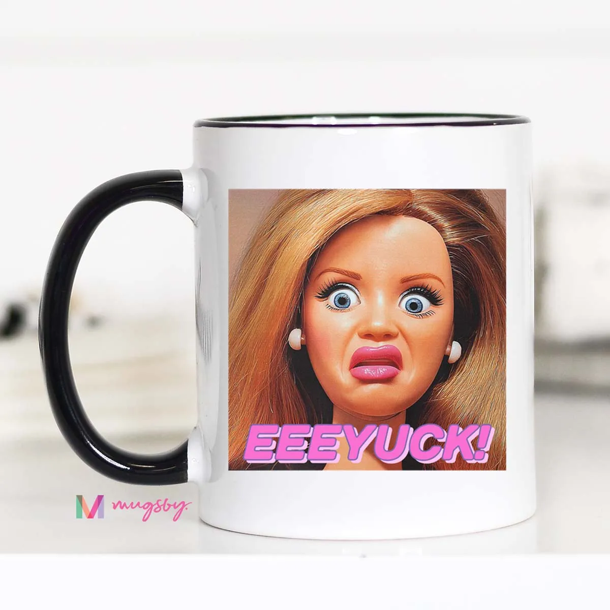 Mugsby Eeeyuck krus 11 oz hvid keramik meme