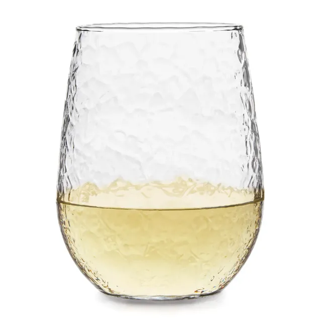 Libbey Hammered stilkløst vinglas 503 ml sæt med 8