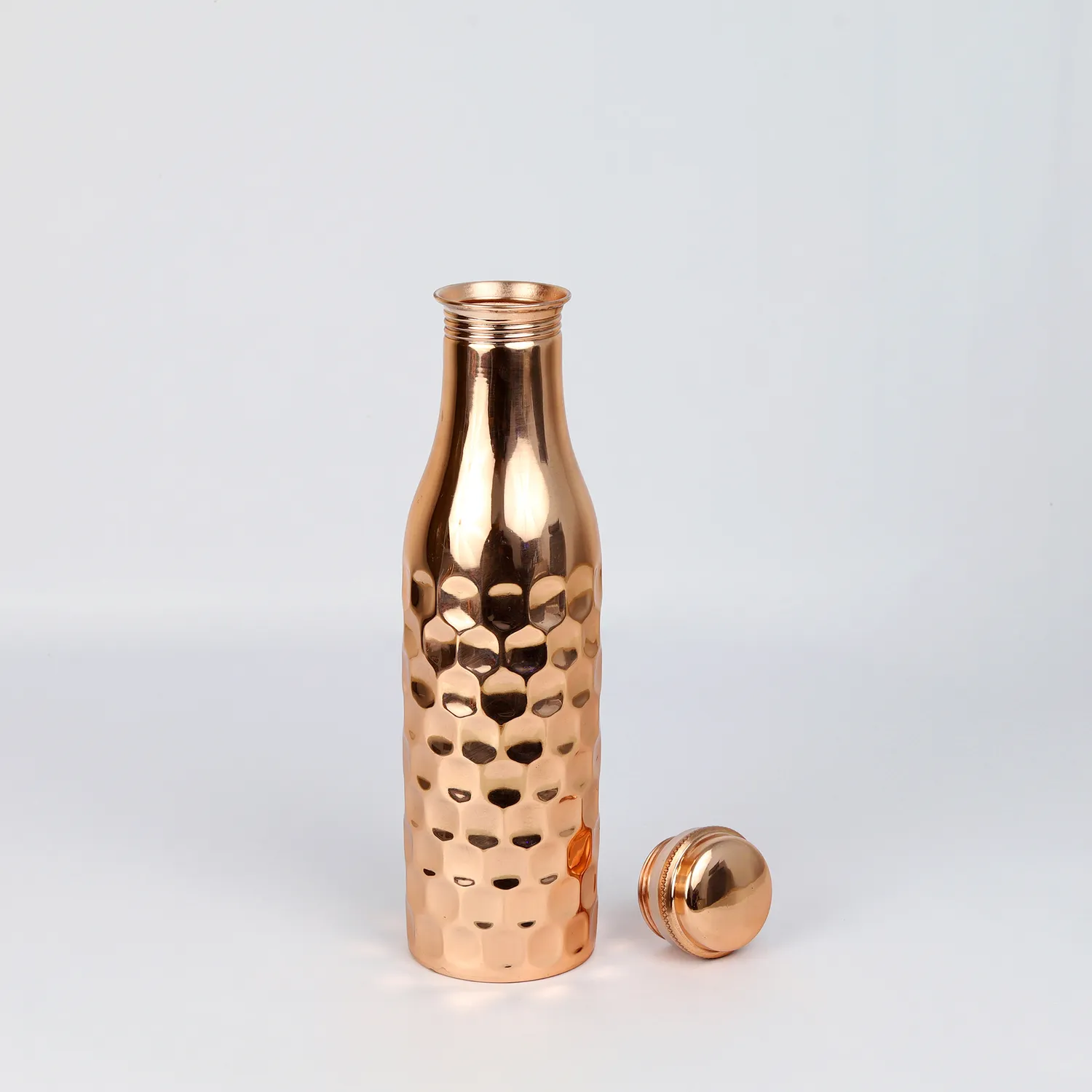 El'Cobre Rani Diamond kobberflaske 900 ml hamret