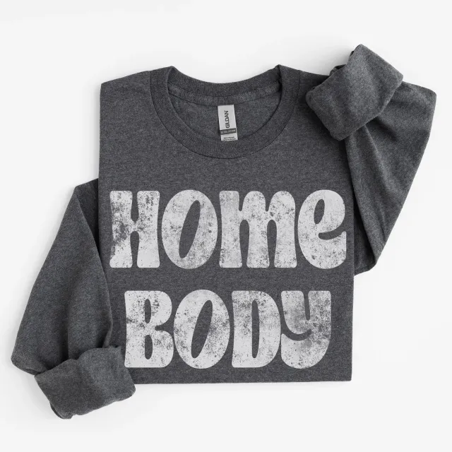 Mugsby Homebody sweatshirt mørkegrå unisex