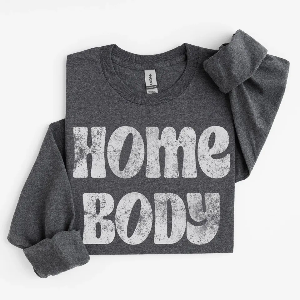 Mugsby Homebody sweatshirt mørkegrå unisex