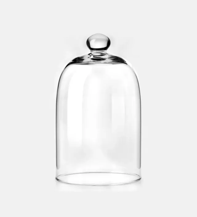 Krosno Glasklokke 16 cm Kuppel i Klart Glas