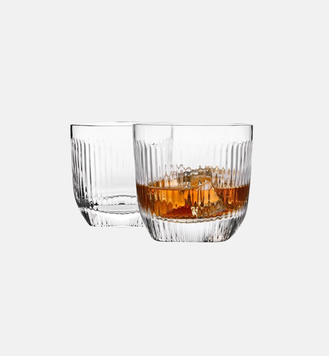 Krosno Gentleman whiskyglas rillet 300 ml