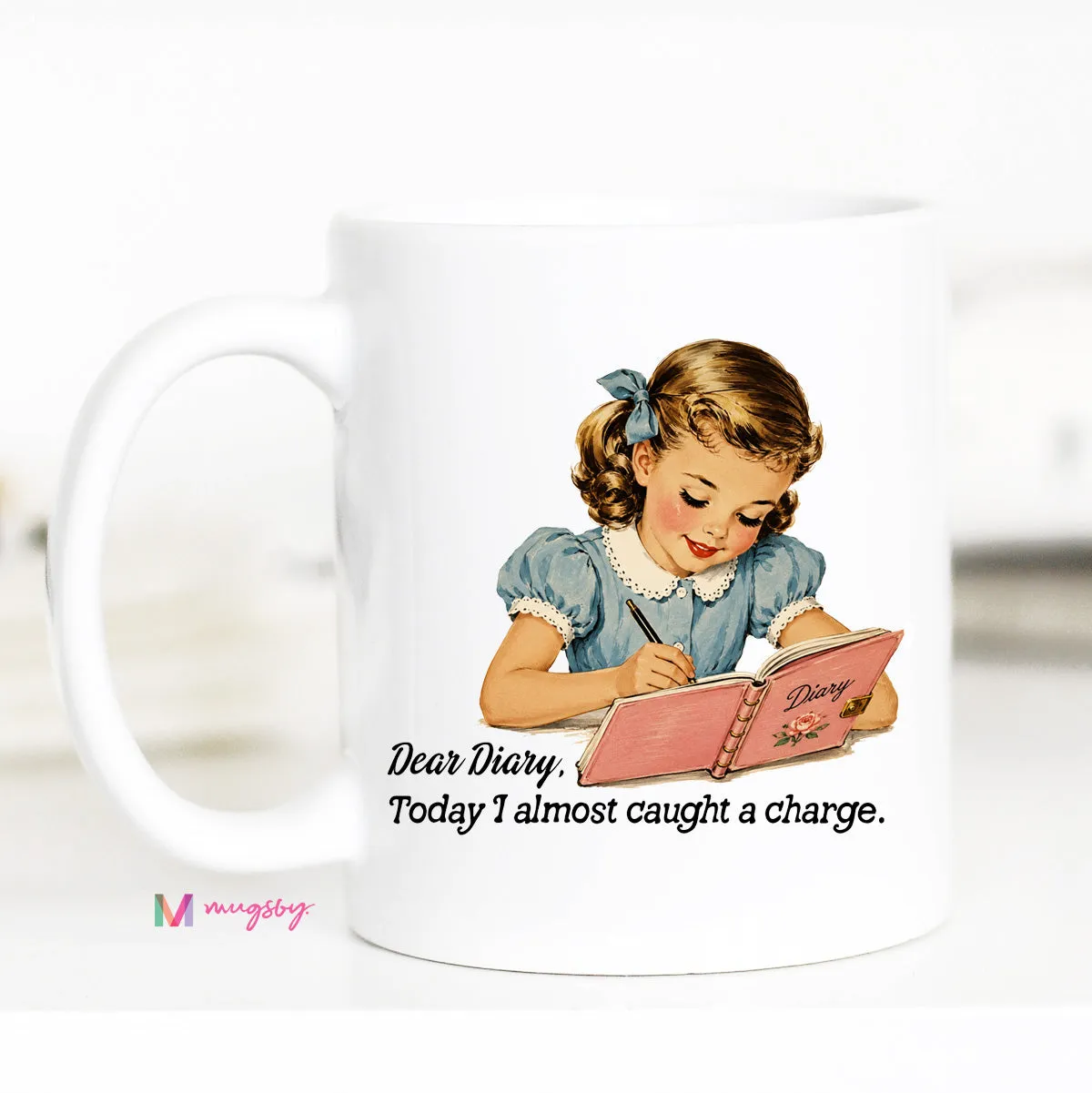 Mugsby Dear Diary krus 325 ml keramik