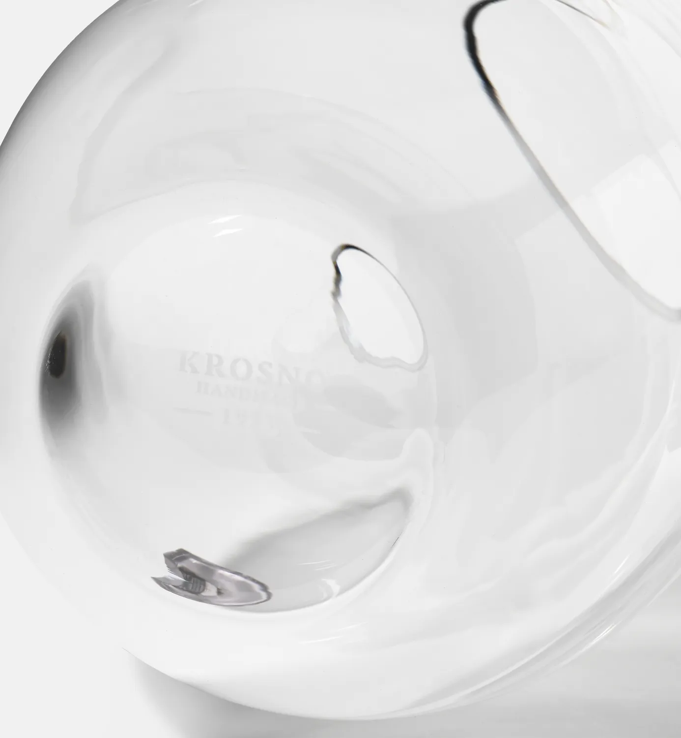 Krosno Gemstone vase 30 cm klar krystal