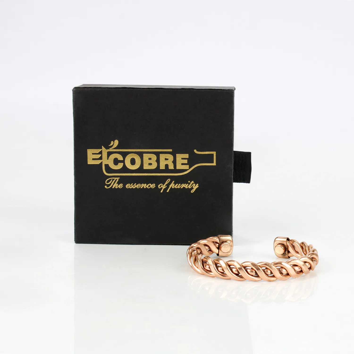 El'Cobre Design 20 let kobberarmbånd med gaveæske