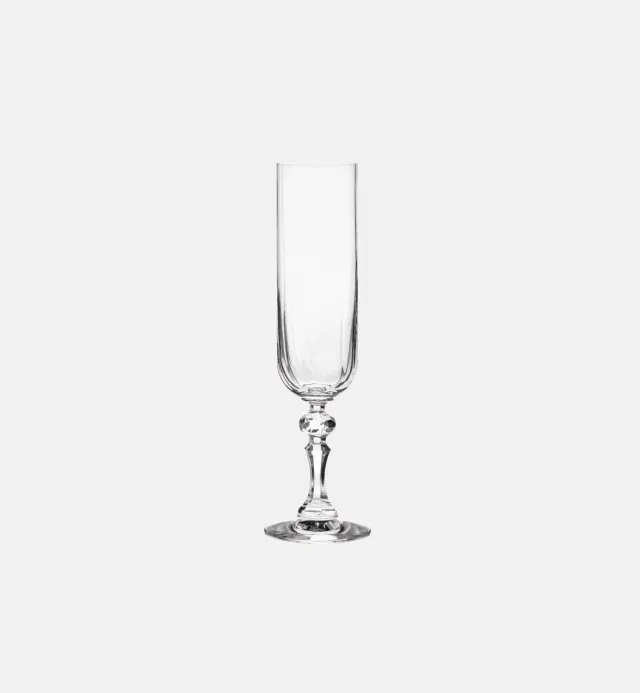 Krosno Paris champagneglas 220 ml krystal riflet