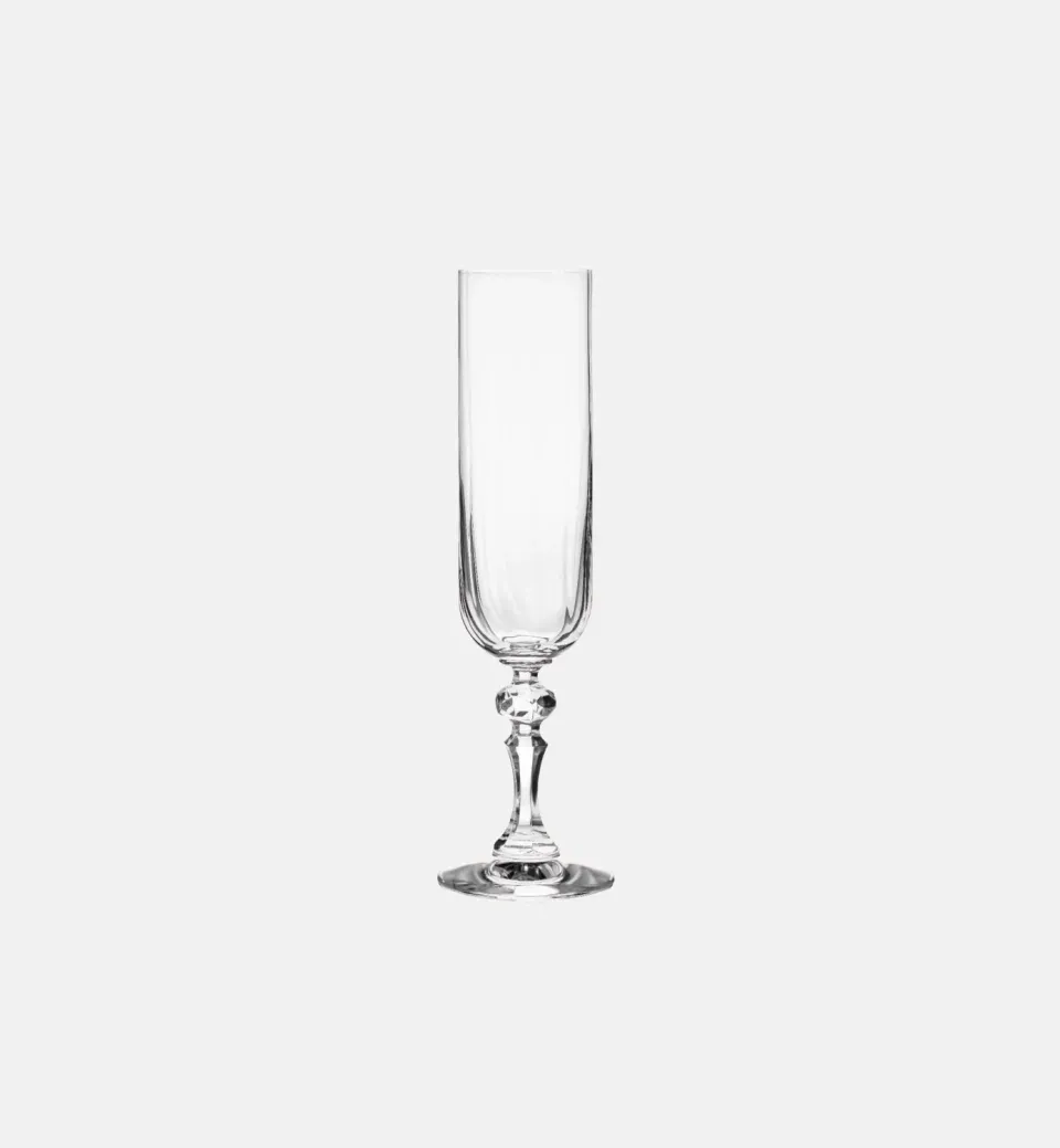 Krosno Paris champagneglas 220 ml krystal riflet