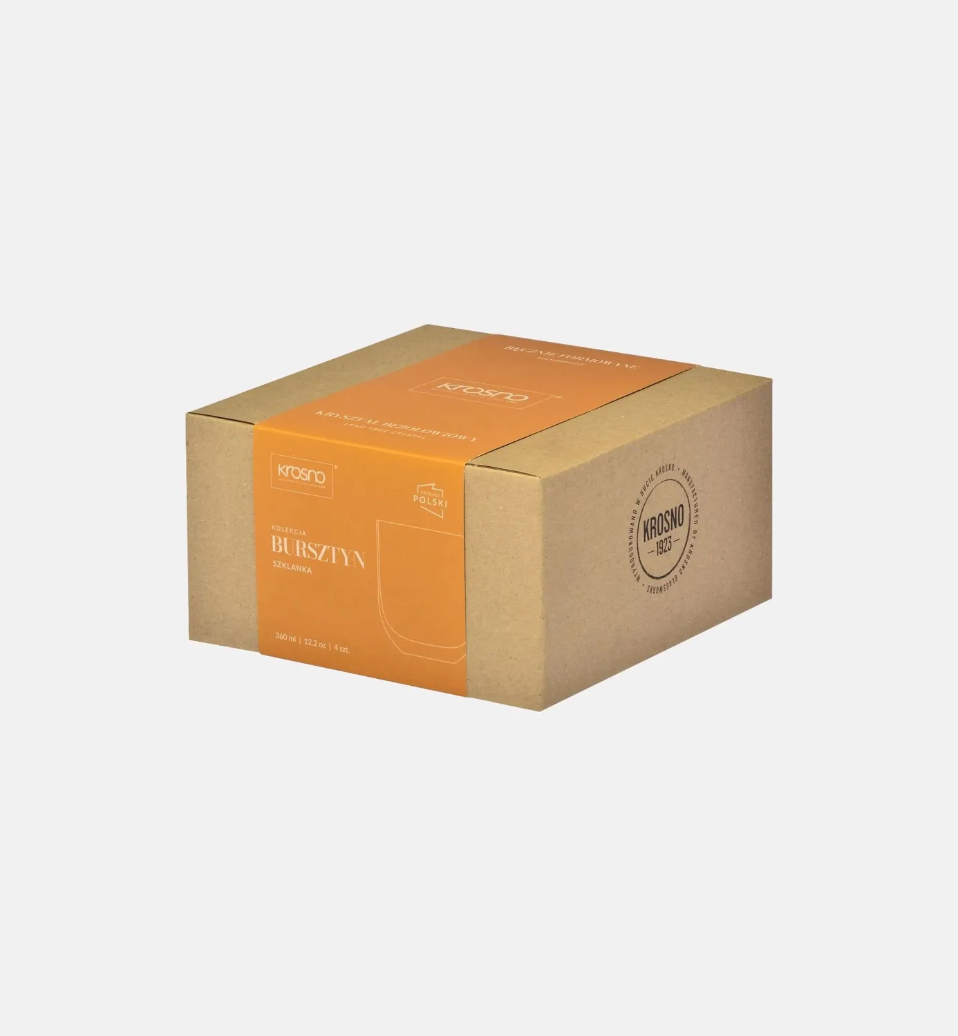 Krosno Sunset tumbler glas 360 ml amber