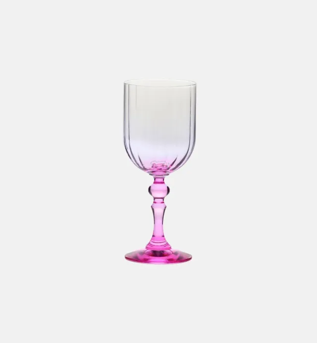 Krosno Bubble vinglas 300 ml rosa stilk krystal