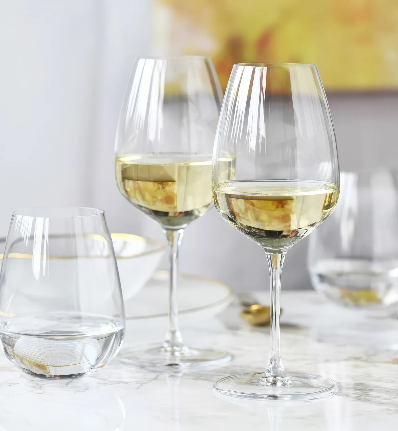 Krosno Divine hvidvinsglas 530 ml krystal