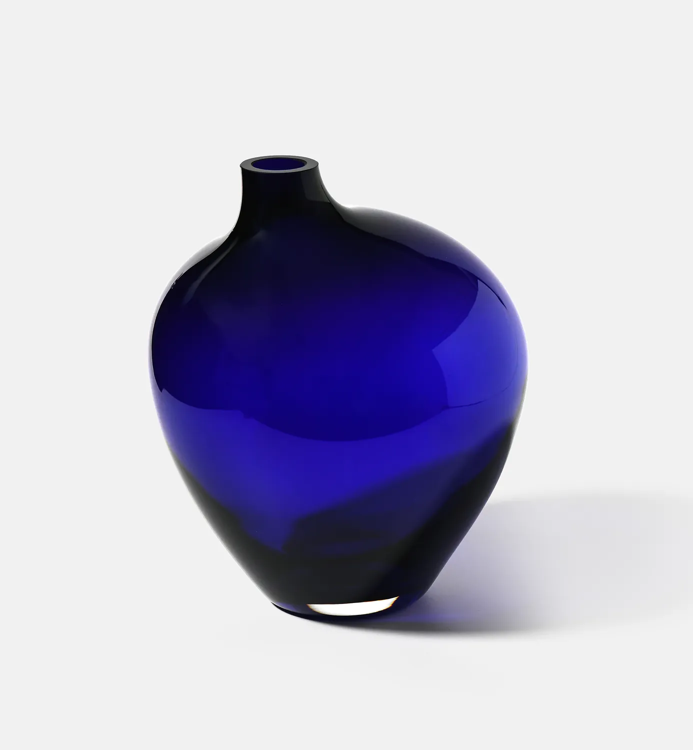 Krosno Pebble 2017 vase 30 cm kobolt