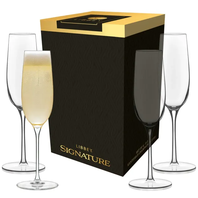 Libbey Kentfield champagneglas 237 ml 4 stk klart