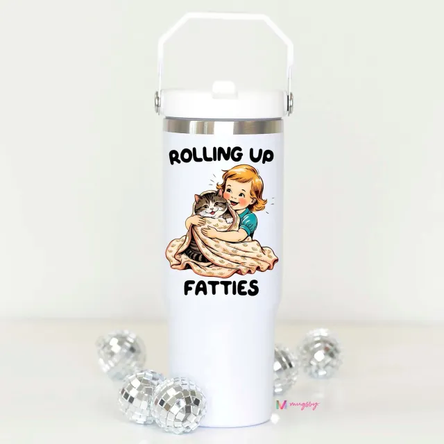 Mugsby Rolling Up Fatties termokop 887 ml stål