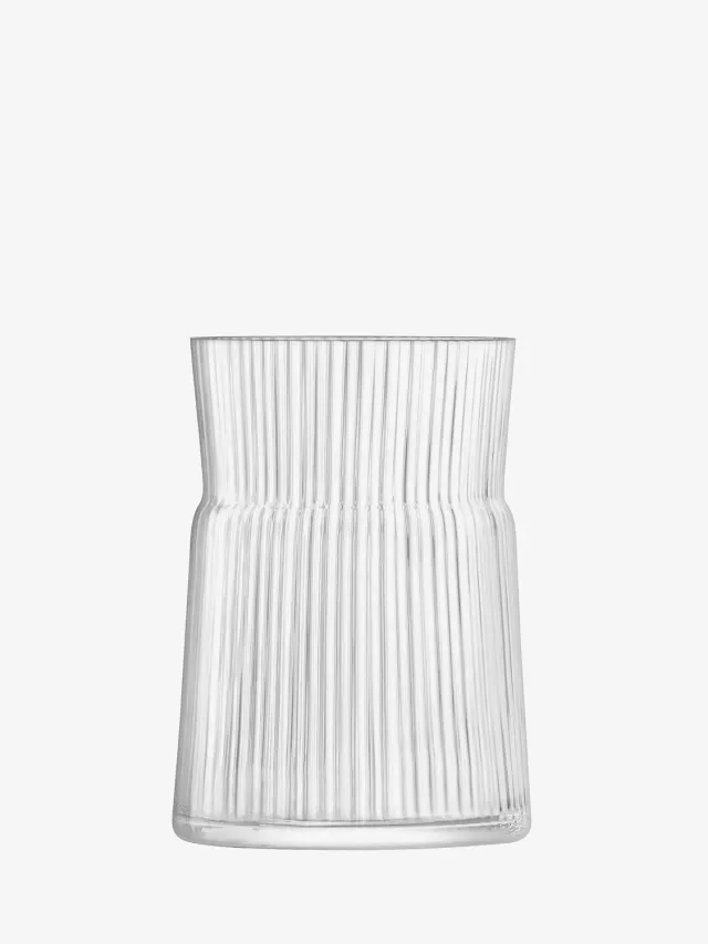 LSA Gio lanterne vase riflet glas bloklys inkl.
