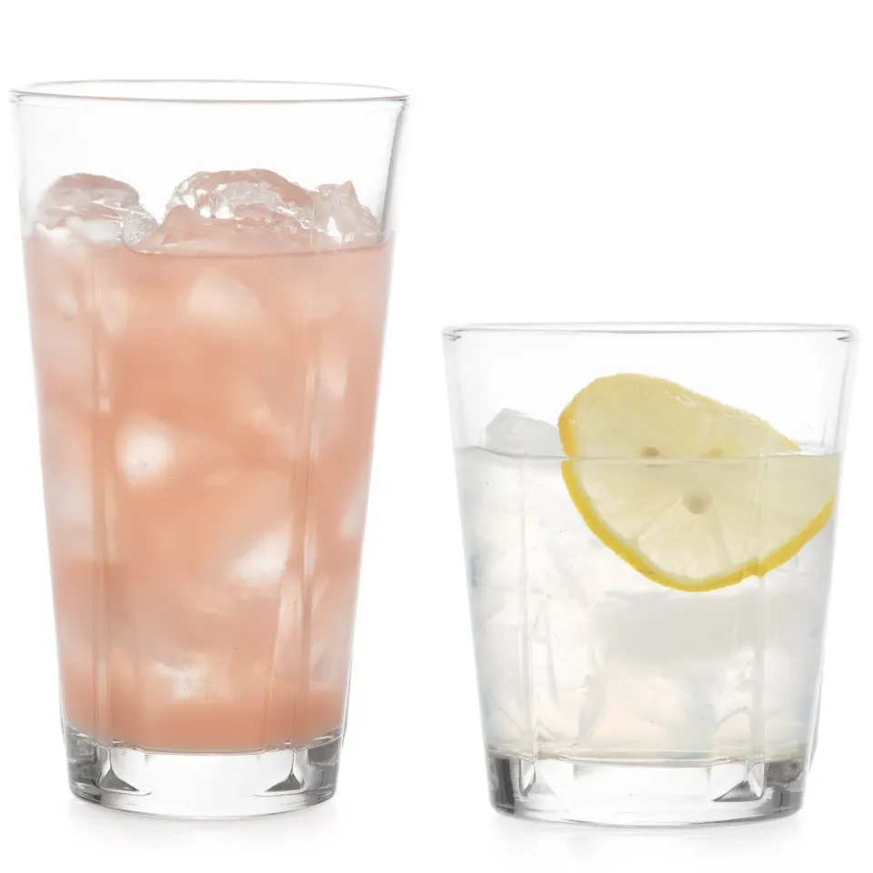 Libbey Monterrey glasswordsæt 8-pak facetteret klar