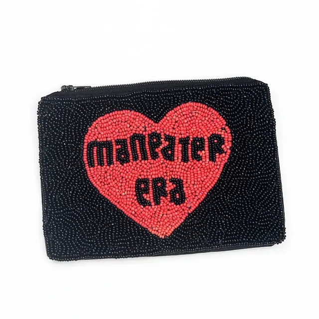Mugsby Maneater Era perle clutch 13x15 cm