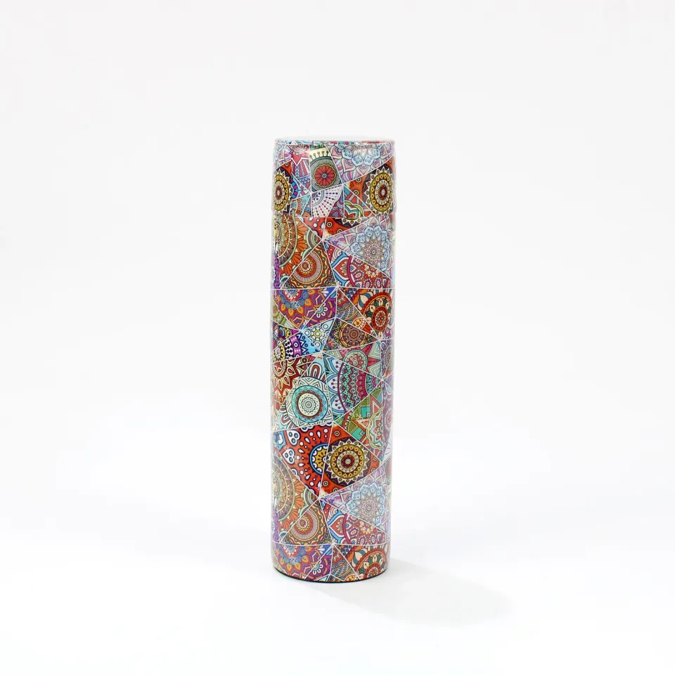 El'Cobre Mandala kobberflaske 500 ml print