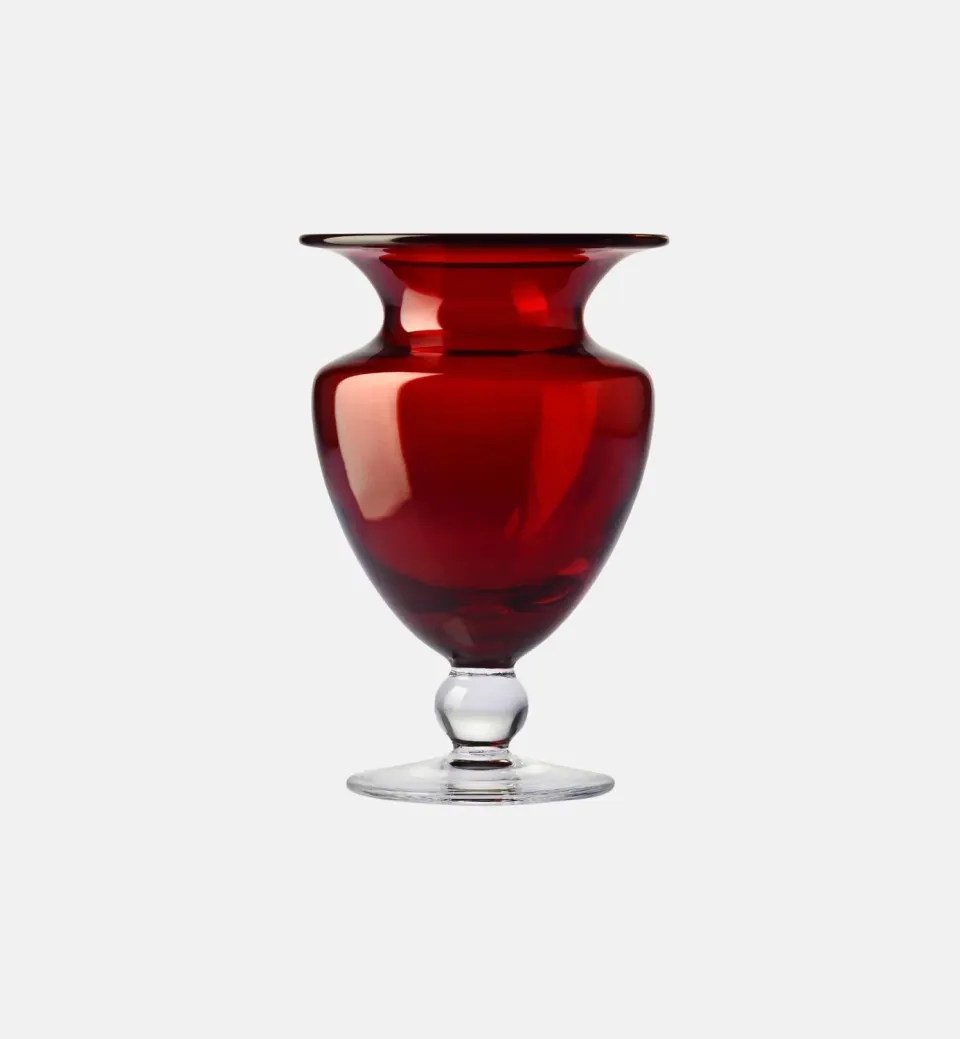 Krosno The Palace 5253 vase rubin 26 cm diamantmønstret