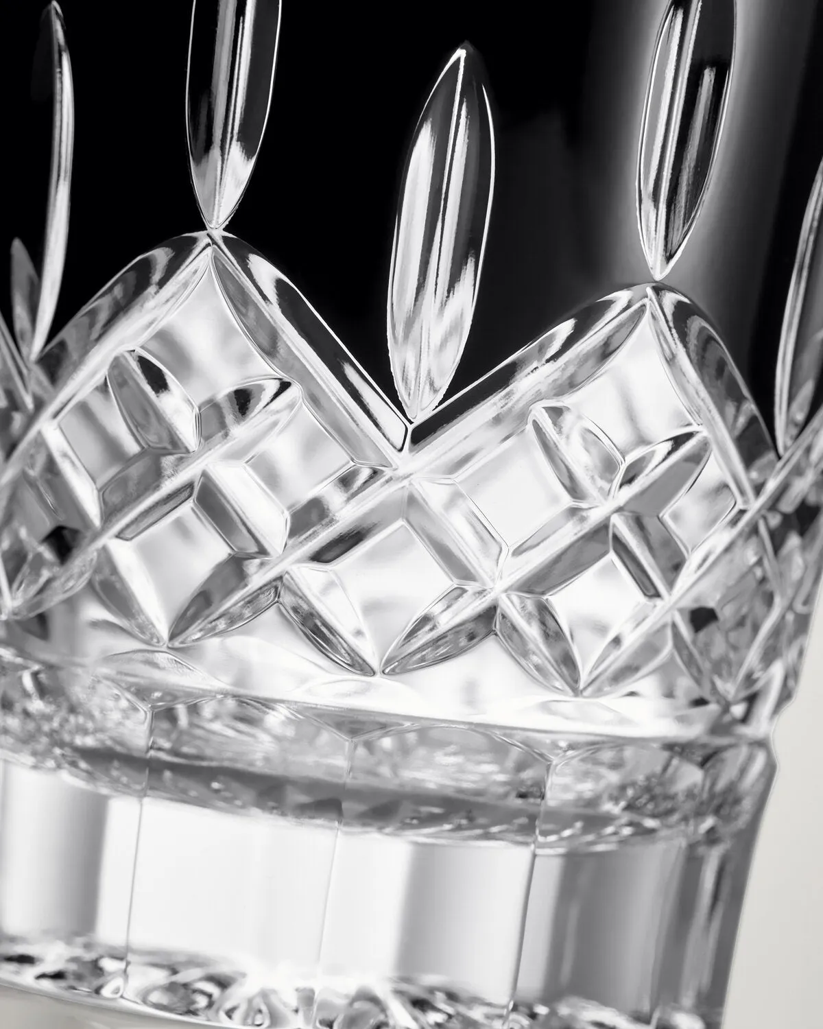 Waterford Lismore Black tumbler 2 stk sort krystal