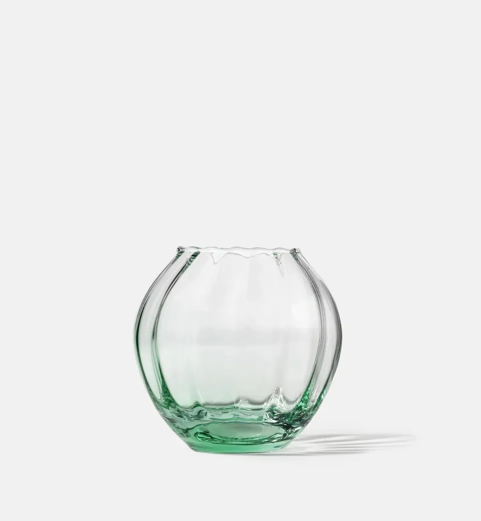 Krosno Gemstone lysestage glas smaragd 11,4 cm