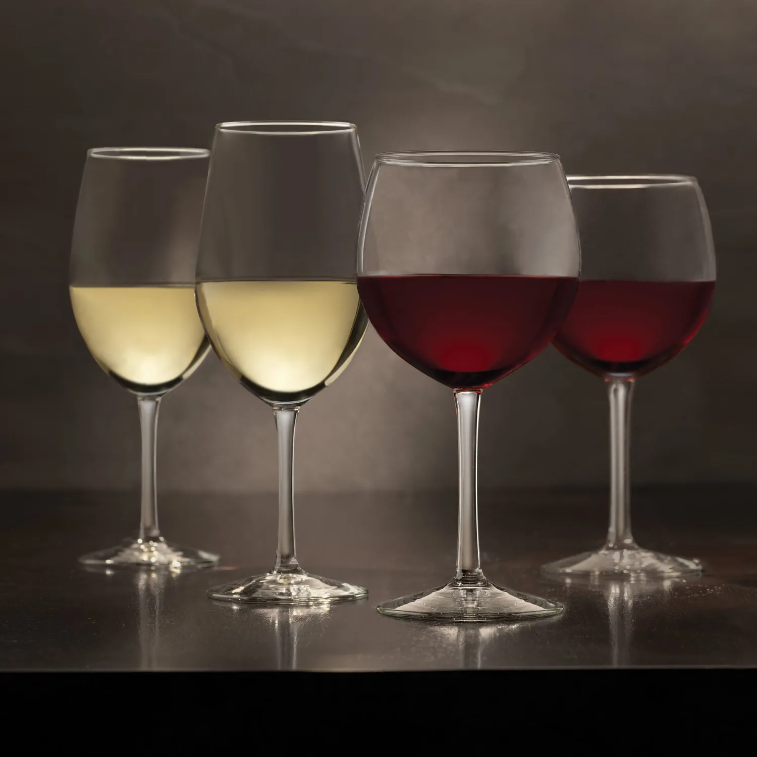 Libbey Vineyard Reserve vinglas 12 stk rød og hvid