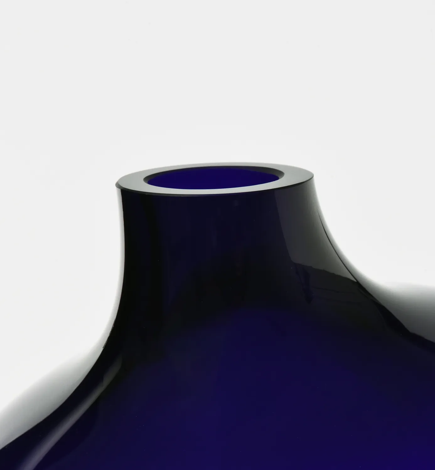 Krosno Pebble 2017 vase 30 cm kobolt
