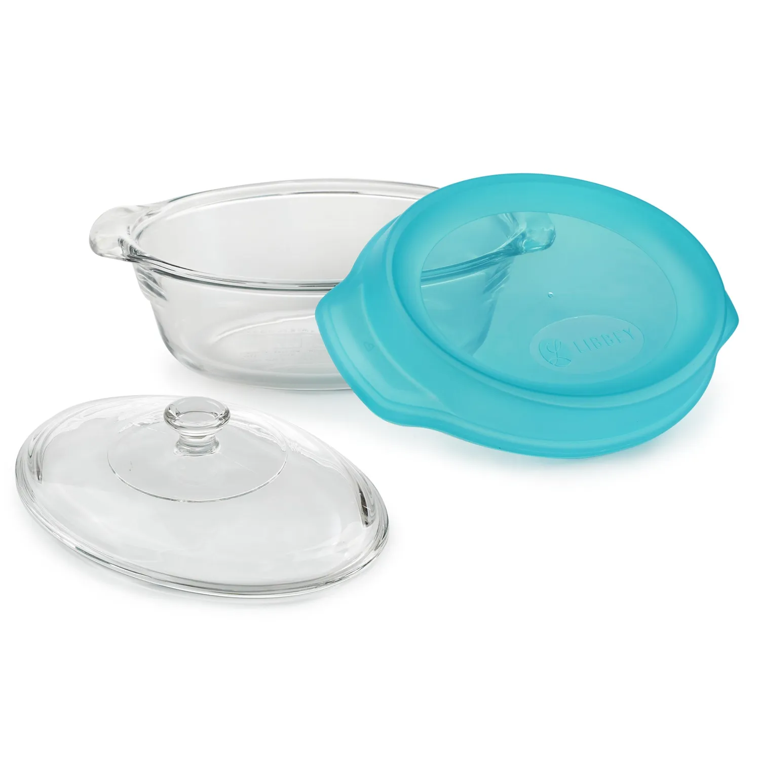 Libbey Baker's Premium ovalt glasfad 2 quart med låg ovnfast