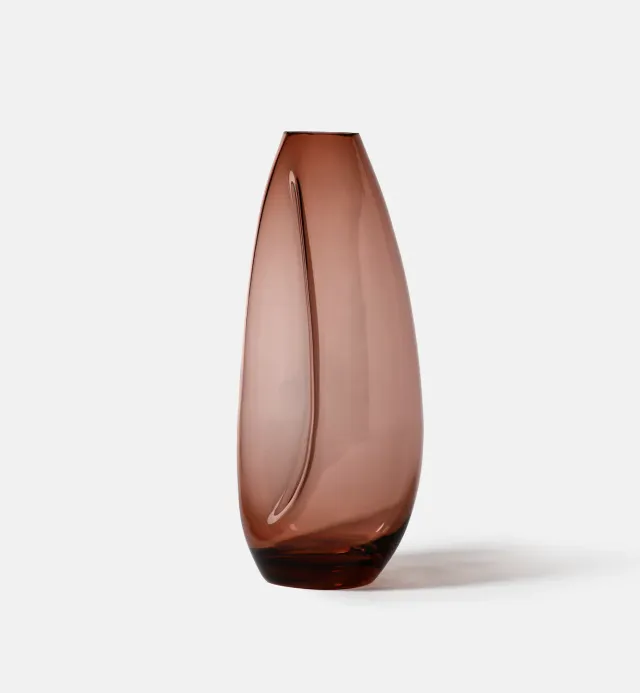 Krosno Flow vase bordeaux 32 cm