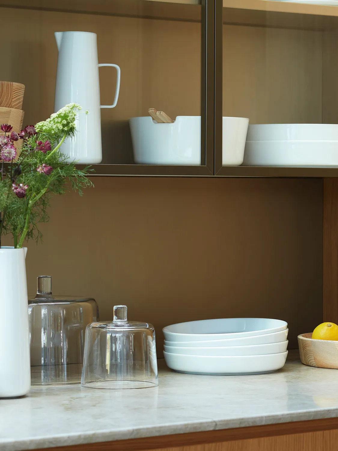LSA Collective serveringsskål porcelæn stor