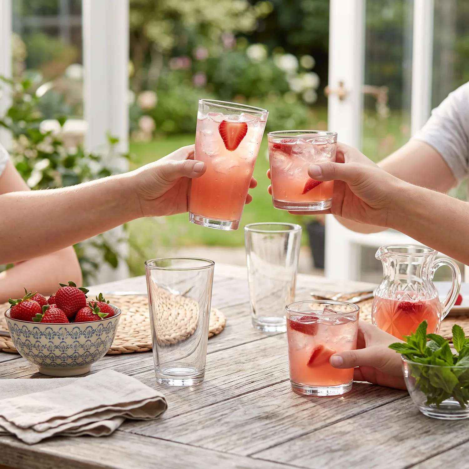 Libbey Flare glassæt 16 dele klart glas til fest