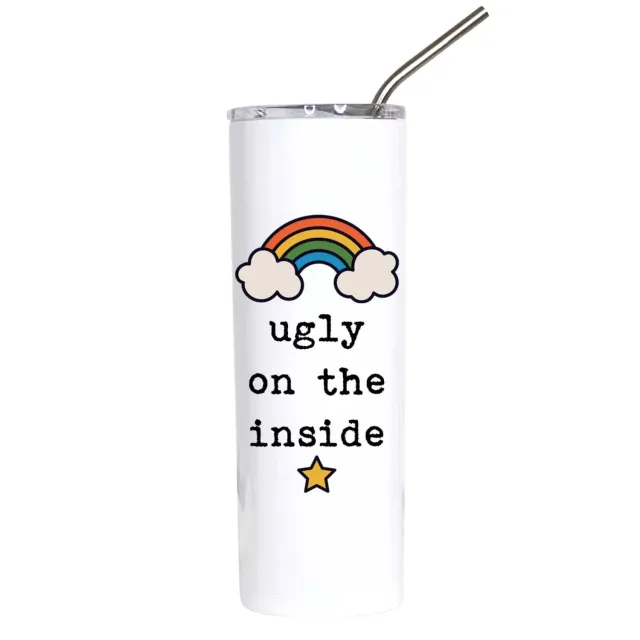 Mugsby Ugly Inside tumbler 591 ml regnbue