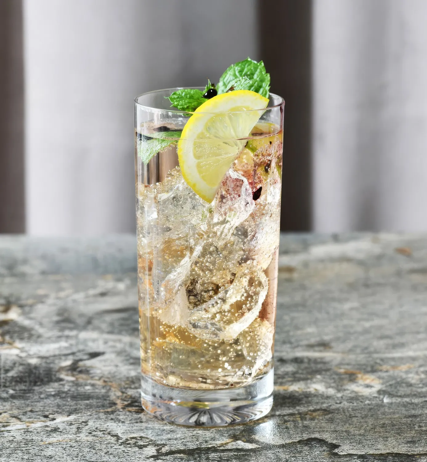 Krosno Mixology longdrinkglas 350 ml med præget bund