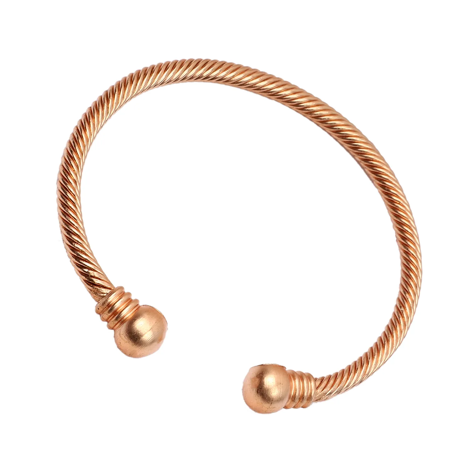 El'Cobre Design 70 kobberarmbånd hamret med gaveæske