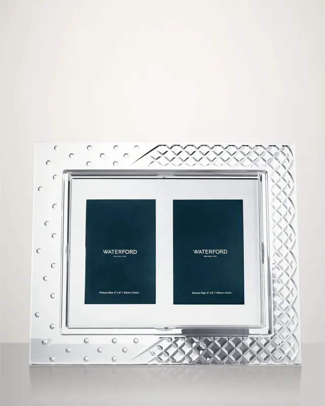 Waterford Celebrations dobbelt billedramme 20x25 krystal