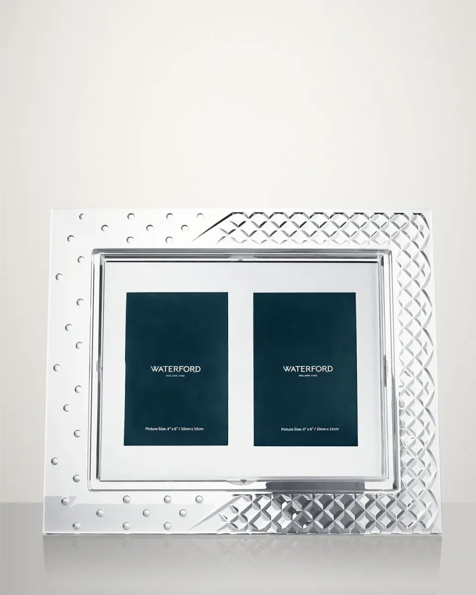 Waterford Celebrations dobbelt billedramme 20x25 krystal