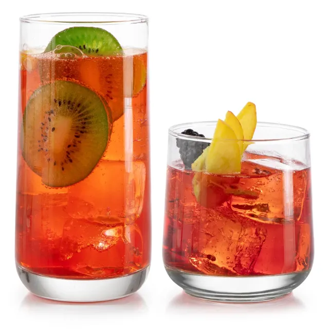 Libbey Ascent glassæt 16 stk 473 ml + 393 ml klart glas