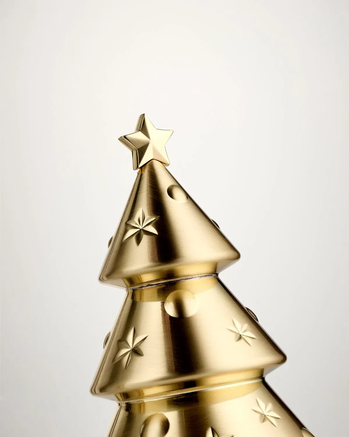 Waterford Standing Tree juletræ guld medium metal