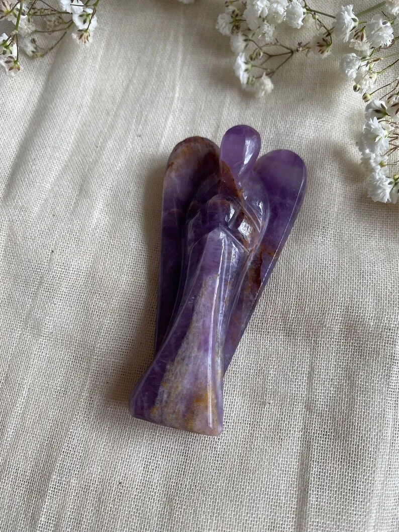 El'Cobre Amethyst Guardian Angel skytsengel 3,5 cm
