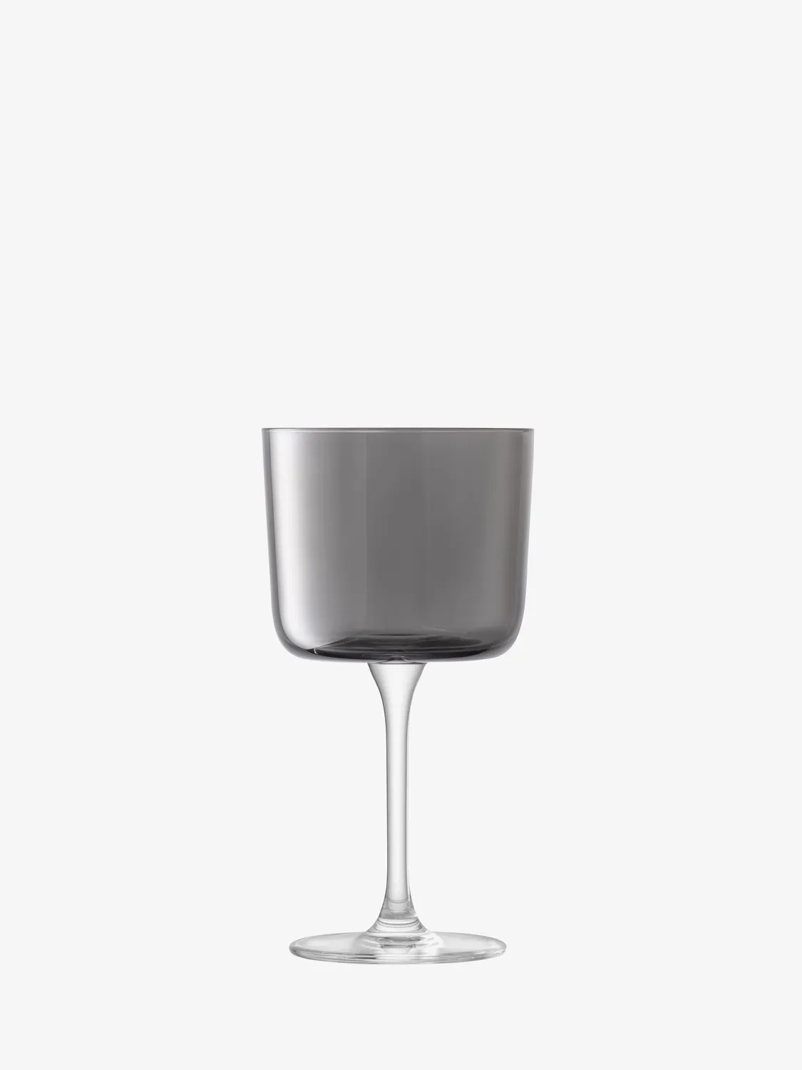 LSA Lunar vinglas 2 stk grå lustre glas