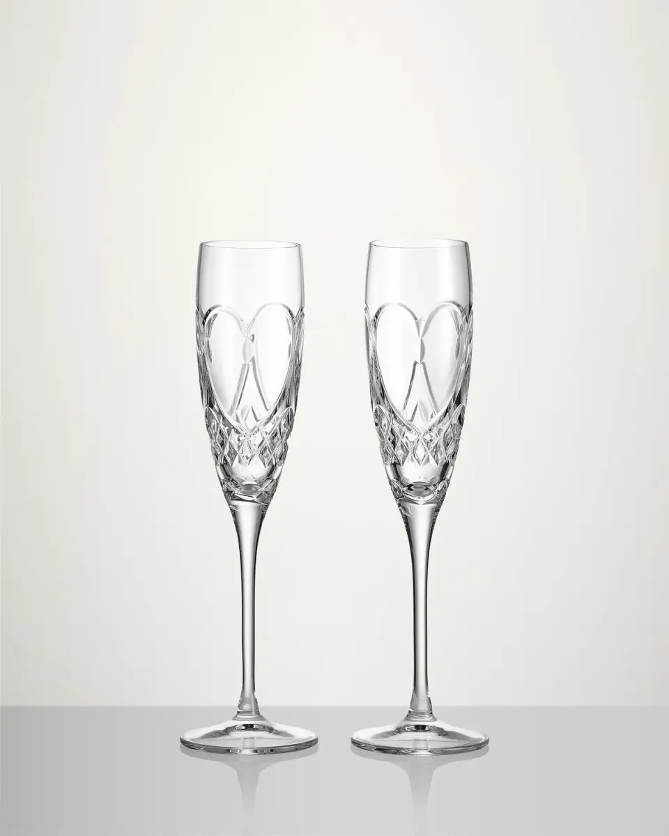 Waterford Love True Love champagneglas 2 stk krystal